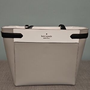 Kate Spade Gray and Black Tote Bag